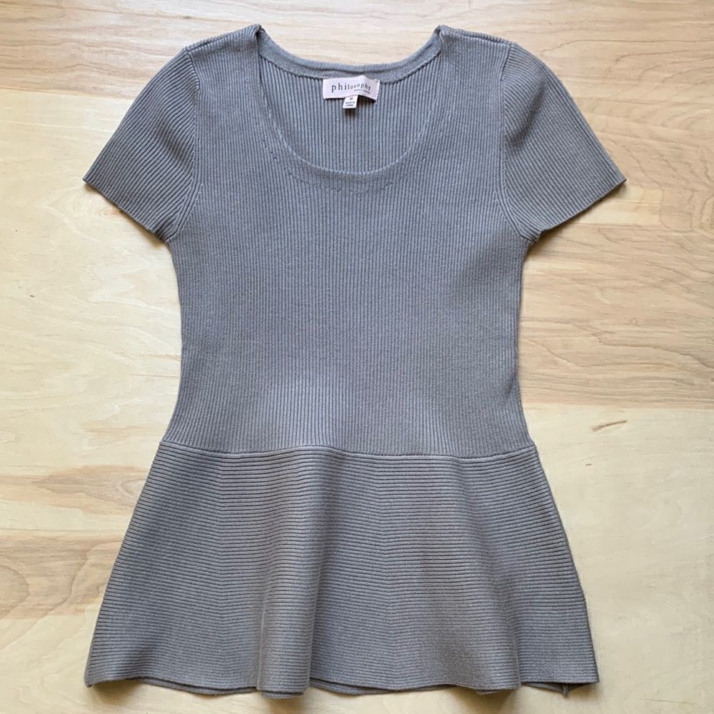 Philosophy Republic Peplum Top 
